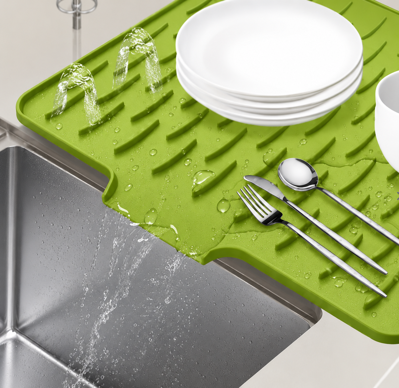 Quick Drain Kitchen Drying Mat